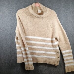 Harper Heritage Sweater Womens S Comfy Cozy Soft Long‎ Sleeve Lounge Striped